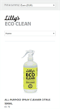 Mobile Screenshot of lillysecoclean.com