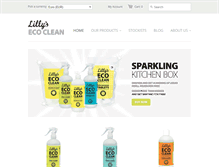 Tablet Screenshot of lillysecoclean.com